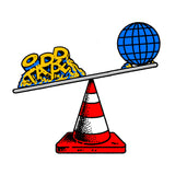 BALANCE CONE T-Shirts -  Daniel Shepard × ODDTAPE