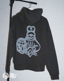 ODD TAPE × BIG SKULL AIRBRUSH ZIP HOODIE