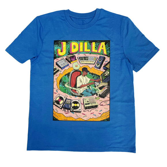 Dilla Shirts ROYAL BLUE  - Cheeba Cheeba Records