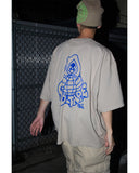 BIG SKULL × ODD TAPE DUB MONK T-shirts - IVORY