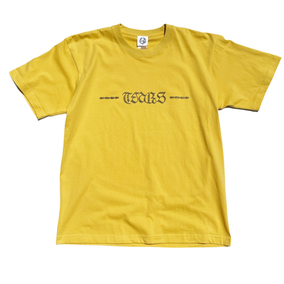TEARS T-shirts YELLOW - ILL-SUGI × ODD TAPE DUPLICATION
