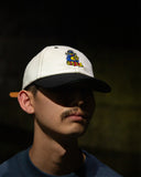 BIG SKULL × ODD TAPE Leather strap cap