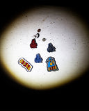 BIG SKULL PIN BADGE SET