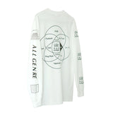 All Genre Long-Sleeve (White) - LEAVING RECORDS