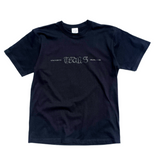 TEARS T-shirts BLACK - ILL-SUGI × ODD TAPE DUPLICATION