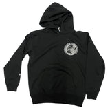 ODD TAPE OFFICIAL HOODIE - BLACK / WHITE Print