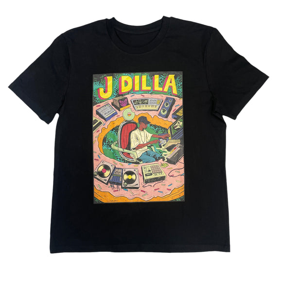 Dilla Shirts BLACK - Cheeba Cheeba Records