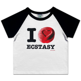 I <3 Ecstasy Raglan Baby Tee - Homeward Bound
