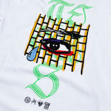 TEARS T-shirts WHITE - ILL-SUGI × ODD TAPE DUPLICATION