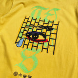 TEARS T-shirts YELLOW - ILL-SUGI × ODD TAPE DUPLICATION