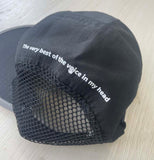 ODD TAPE Long Bill Jet Cap BLACK - Ryan Adyputra