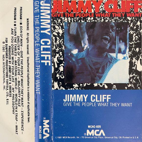 Give The People What They Want 【VINTAGE】- JIMMY CLIFF