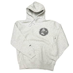 ODD TAPE OFFICIAL HOODIE - ASH / BLACK Print