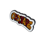 BIG SKULL ODD TAPE LOGO PIN BADGE