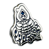 BIG SKULL CHILD MONK PIN BADGE