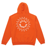Sun Logo Fleece Hood BRICK - GOOD MORNING TAPES