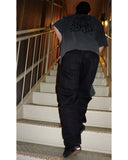 BIG SKULL × ODD TAPE
 DUB MONK T-shirts - CHARCOAL